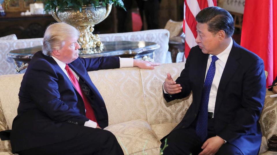 President Trump en zijn Chinese ambtgenoot