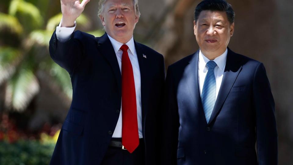 Donald Trump ontvangt XI Jinping in de VS
